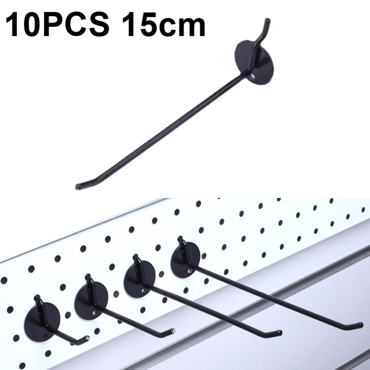 10個珠寶配件展示孔板噴鉤，長度：5cm，10cm，15cm，20cm