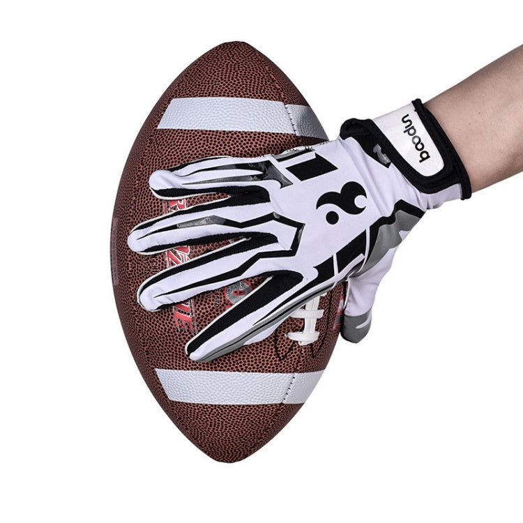 BOODUN C281071G Baseball Rugby Gloves Fitness Sports Anti-Slip Outdoor Hiking Gloves, C281071G Red S, C281071G Red M, C281071G Red L, C281071G White S, C281071G White M, C281071G White L