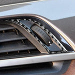 For BMW X1 F48/X2 F39 2pcs /Set Right-Hand Drive Dashboard Air Conditioner Air Vent Knob Sticker, Right-Hand Drive