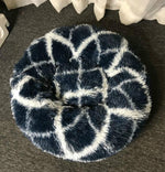 長毛圓形寵物籠 溫暖寵物床，40cm，50cm，60cm