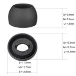 6個Samsung Galaxy Buds Pro TWS矽膠耳塞，大號黑色、中號黑色、小號黑色、大號灰色、中號灰色、小號灰色、大號紫色、中號紫色、小號紫色