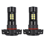 1pair Automotive High-Power LED White Light Fog Lamp, PSX24W