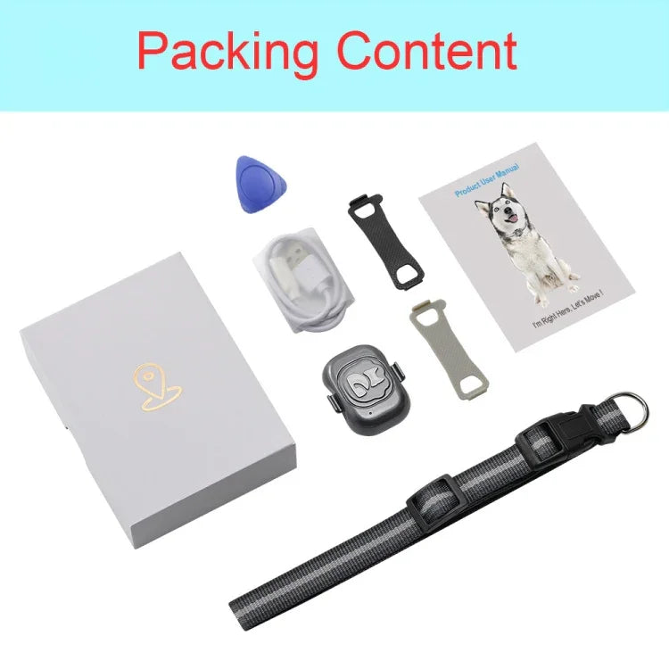 G16 寵物 GPS 追蹤器 IP67 防水智慧項圈防丟追蹤，適用狗貓，G16 寵物 GPS
