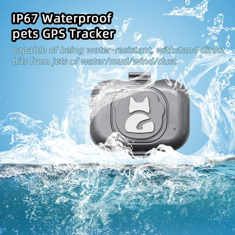 G16 寵物 GPS 追蹤器 IP67 防水智慧項圈防丟追蹤，適用狗貓，G16 寵物 GPS