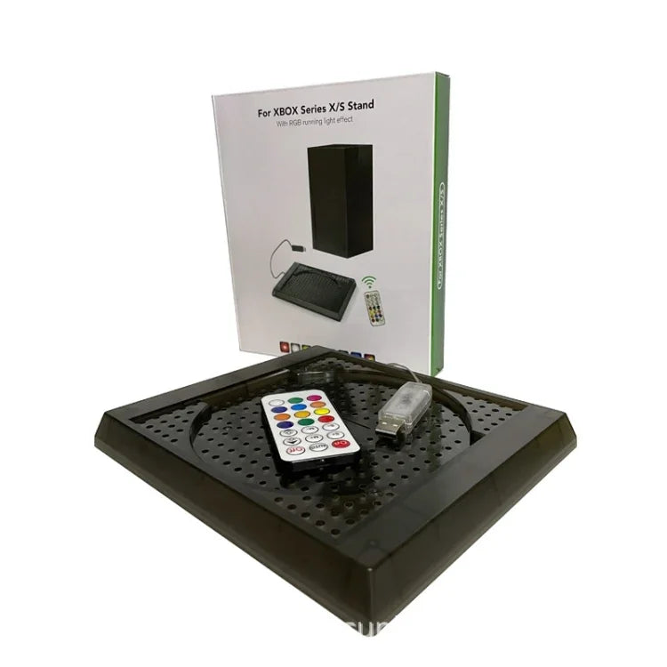 遊戲主機 Symphony 散熱底座，適用於 Microsoft Xbox Series X/S，RGB 散熱底座