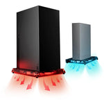 遊戲主機 Symphony 散熱底座，適用於 Microsoft Xbox Series X/S，RGB 散熱底座