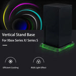 遊戲主機 Symphony 散熱底座，適用於 Microsoft Xbox Series X/S，RGB 散熱底座