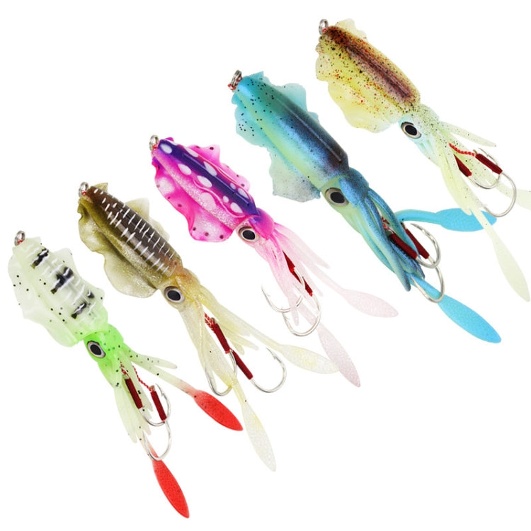15cm 60g 海釣假餌深海魷魚軟餌，款式：A1006 含鉛、A1014 含鉛、A1046 含鉛、A1047 含鉛、A1051 含鉛、1008、1009、1014、1028