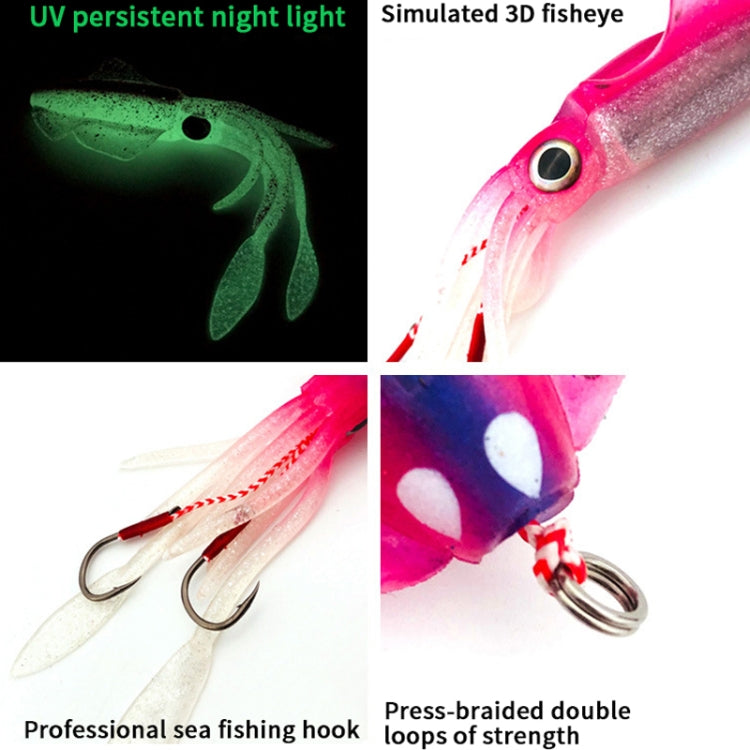 15cm 60g 海釣假餌深海魷魚軟餌，款式：A1006 含鉛、A1014 含鉛、A1046 含鉛、A1047 含鉛、A1051 含鉛、1008、1009、1014、1028