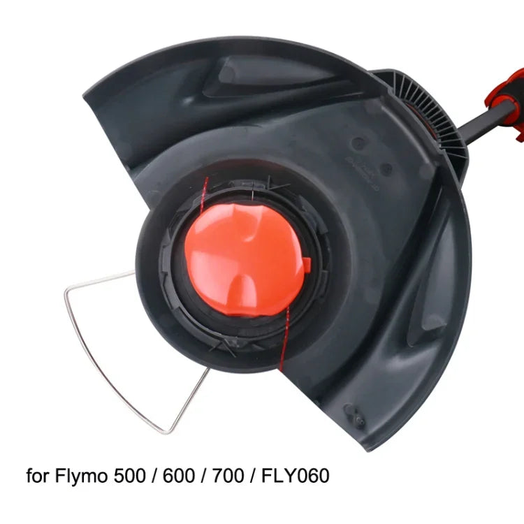 Flymo 500 / 600 / 700 / FLY060草坪割草機線軸蓋，紅色