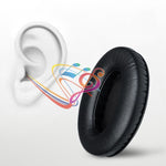 2個Sennheiser HD200 Pro透氣泡棉耳機套，規格：皺紋、絨面、蛋白皮