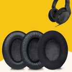 2個Sennheiser HD200 Pro透氣泡棉耳機套，規格：皺紋、絨面、蛋白皮