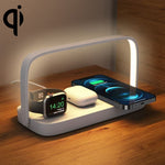 UD10 手機無線充電器，帶小夜燈，適用 iPhone 12/13、iWatch 及 AirPods，UD10 三合一