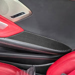For Chevrolet Corvette C8 2pcs /Set Inner Armrest Panel Sticker