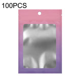 100PCS Aluminum Foil Ziplock Bag Jewelry Data Cable Sealed Packaging Bag, Size:, 7.5x10cm (Pink Gradually Purple), 7.5x10cm (Blue Gradually Pink), 7.5x10cm (Blue Gradient), 7.5x10cm (Yellow Gradient), 8.5x13cm (Pink Gradually Purple)