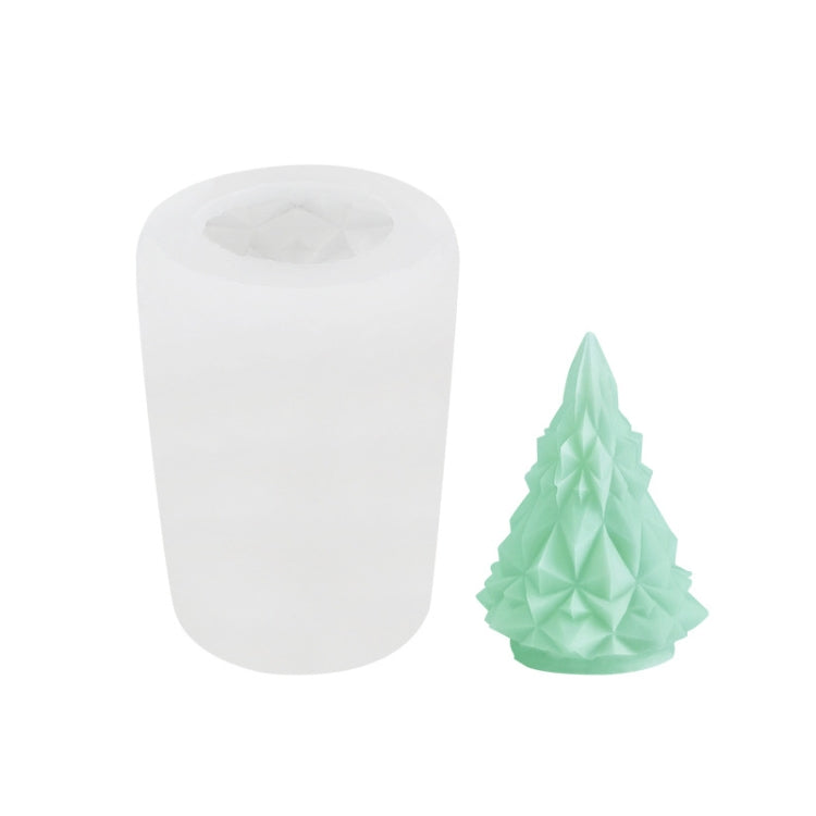 聖誕節DIY香氛蠟燭矽膠模具，白色