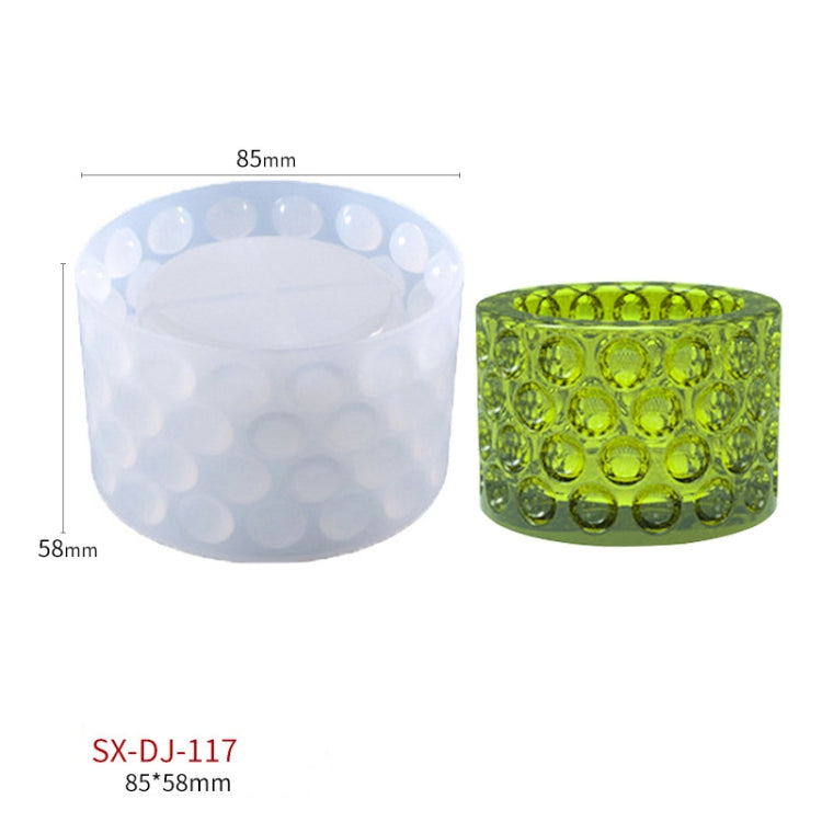 DIY波點收納盒水晶煙灰缸矽膠模具，DJ-117