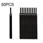50個針形自粘數據線整理器 彩色束帶，10 x 130mm，12 x 115mm，12 x 145mm，15 x 200mm，15 x 300mm