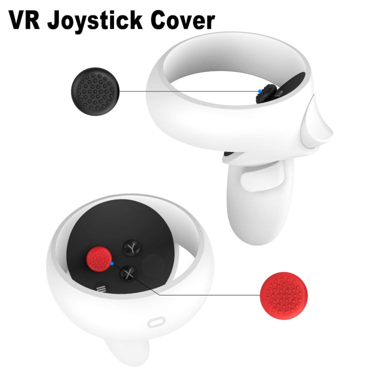 Meta Quest 2 VR 矽膠眼罩+鏡片保護套+搖桿帽，眼罩+鏡片保護套+搖桿帽（粉色）、眼罩+鏡片保護套+搖桿帽（黑色）、眼罩+鏡片保護套+搖桿帽（白色）