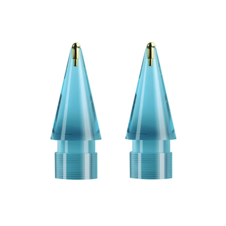 For Apple Pencil 1/2 2pcs Stylus Transparent Replacement Needle Nib, Spec:, Extended (Red), Extended (Blue), Extended (Green), Extended (Pink), Extended (Gray), Extended (Gold), Extended (Purple), Round (Red), Round (Blue), Round (Green), Round (Pink) ...