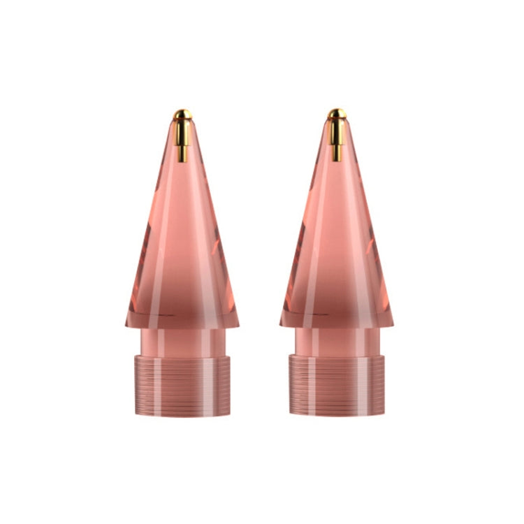 For Apple Pencil 1/2 2pcs Stylus Transparent Replacement Needle Nib, Spec:, Extended (Red), Extended (Blue), Extended (Green), Extended (Pink), Extended (Gray), Extended (Gold), Extended (Purple), Round (Red), Round (Blue), Round (Green), Round (Pink) ...