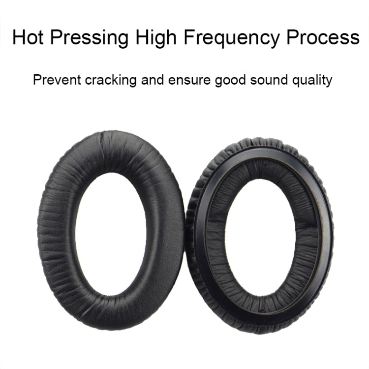 2個裝耳機海綿套盒 適用於 Sennheiser PXC450/PXC350/PC350，規格：蛋白質，黑色絨面，棕色絨面，霧面皮革，皺紋皮革