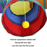 Cat Intelligence Rainbow Collapsible Runway Pet Supplies, B15101, B18405