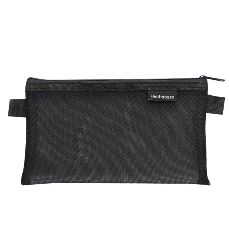 Hechooses D033 Transparent Mesh Exam Portable Pen Bag, Style:, Square (Black), Square (White), Square (Gray), Square (Pink), Square (Blue), Square (Green), Triangle (Black), Triangle (White), Triangle (Gray), Triangle (Pink), Triangle (Blue)           ...