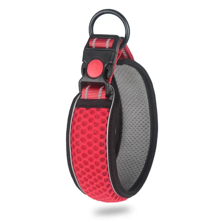 蜂巢網狗頸圈 頸圈透氣反光防勒頸圈，XS，S，M，L，XL