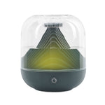 FX-039 USB 充電氛圍燈加濕器 山形迷你無線加濕器，綠色，白色，酒紅色