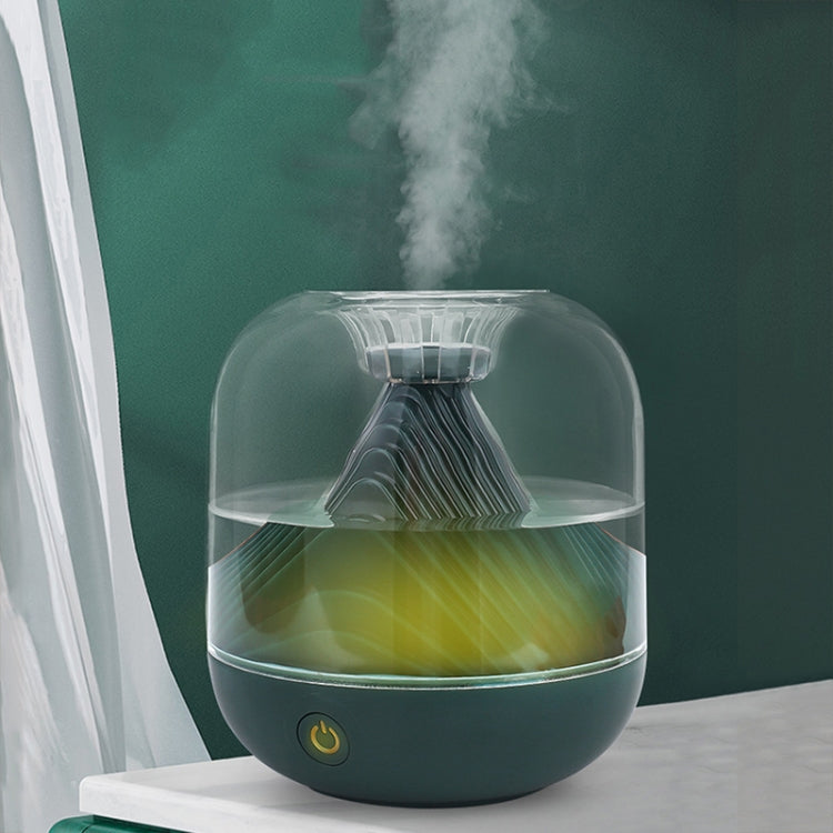 FX-039 USB 充電氛圍燈加濕器 山形迷你無線加濕器，綠色，白色，酒紅色