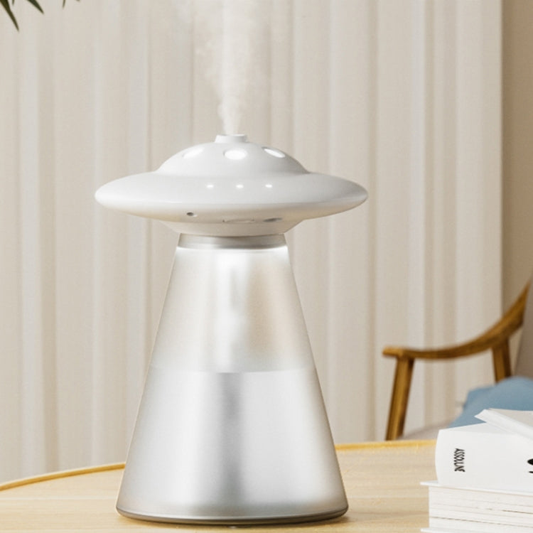 FX-041 USB 充電 UFO 造型夜燈加濕器，象牙白，海洋綠，淺藍色