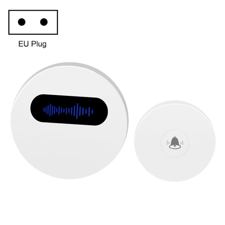 T10-1 1燈光自發電無線智能防雨門鈴，T10-1 EU 插頭白色，T10-1 EU 插頭黑色，T10-1 US 插頭白色，T10-1 US 插頭黑色，T10-1 UK 插頭白色，T10-1 UK 插頭黑色