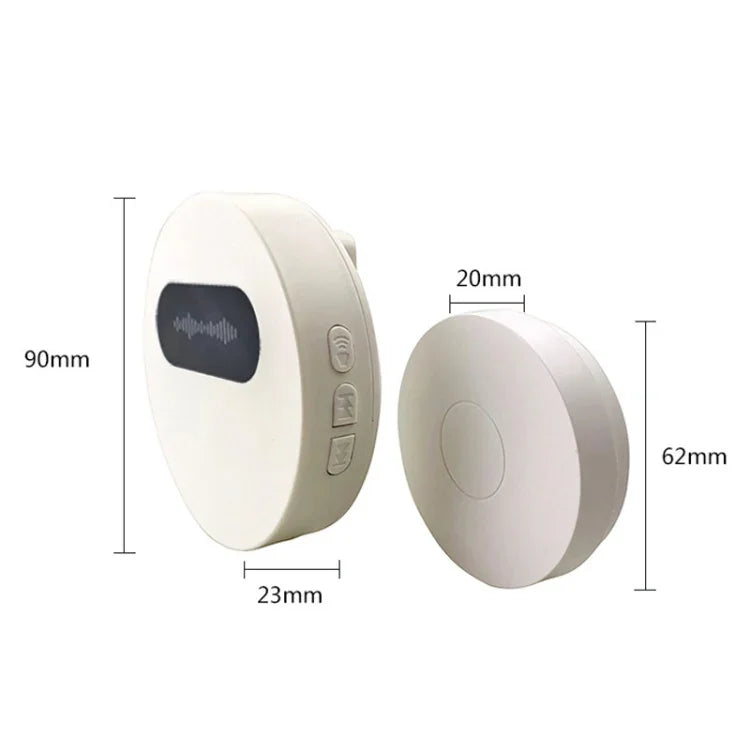 T10-1 1燈光自發電無線智能防雨門鈴，T10-1 EU 插頭白色，T10-1 EU 插頭黑色，T10-1 US 插頭白色，T10-1 US 插頭黑色，T10-1 UK 插頭白色，T10-1 UK 插頭黑色