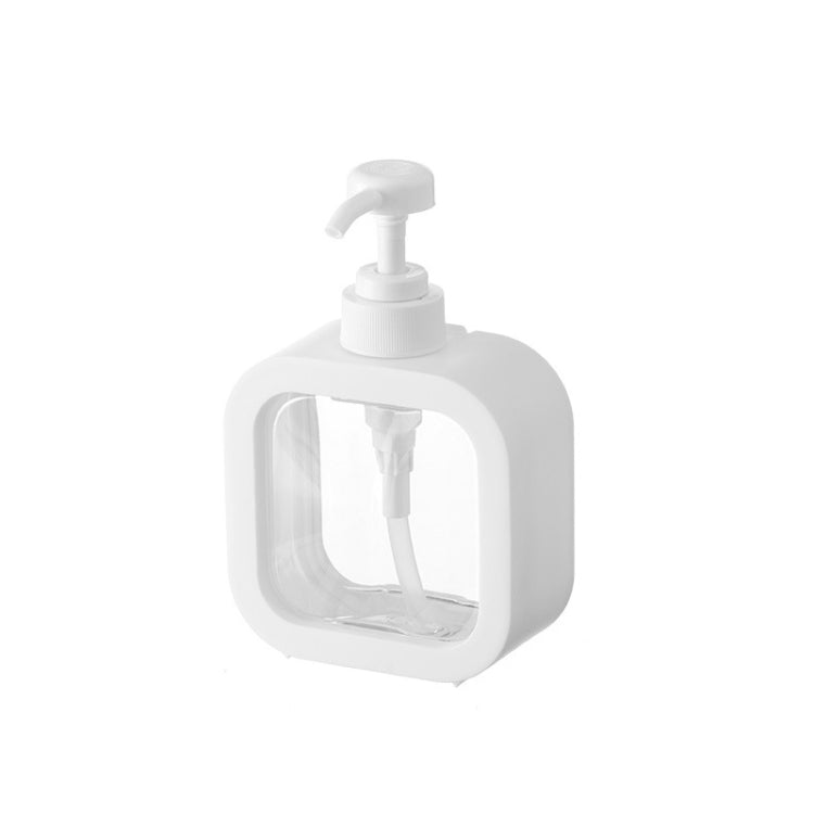 透明手部消毒劑分裝瓶塑膠按壓式乳液瓶，300ml，500ml