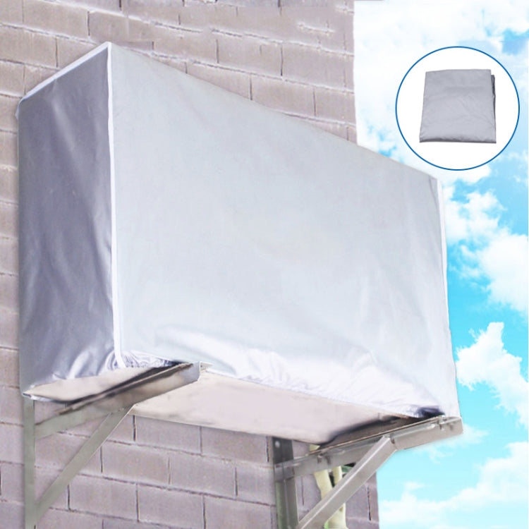 戶外空調罩防水防塵防雨罩，尺寸：S 80 x 28 x 54cm，M 86 x 30 x 56cm，L 95 x 40 x 73cm，XL 100 x 41 x 80cm