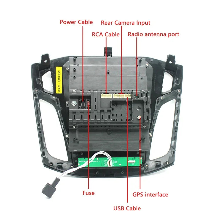 適用於福特Focus 9.7吋安卓WiFi車載一體機，款式：標準，標準+4燈攝像頭，標準+12燈攝像頭