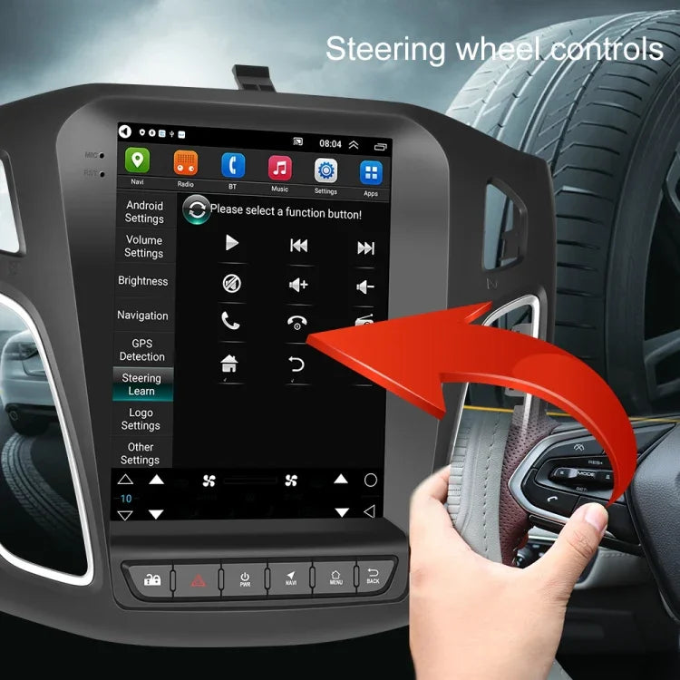 適用於福特Focus 9.7吋安卓WiFi車載一體機，款式：標準，標準+4燈攝像頭，標準+12燈攝像頭