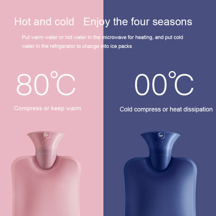 大型防爆注水PVC暖水袋，規格：1000ml（皮粉色）、1000ml（橙色）、1000ml（淺灰色）、1000ml（深灰色）、1000ml（海軍藍）、1000ml（天空藍）、2000ml（皮粉色）、2000ml（橙色）、2000ml（淺灰色）