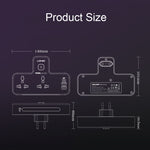 LDNIO SC2311 20W PD+QC 3.0 多功能家用快速充電插座，帶夜燈功能，規格：歐規插頭，英規插頭，美規插頭
