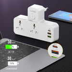 LDNIO SC2311 20W PD+QC 3.0 多功能家用快速充電插座，帶夜燈功能，規格：歐規插頭，英規插頭，美規插頭
