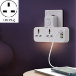 LDNIO SC2311 20W PD+QC 3.0 多功能家用快速充電插座，帶夜燈功能，規格：歐規插頭，英規插頭，美規插頭