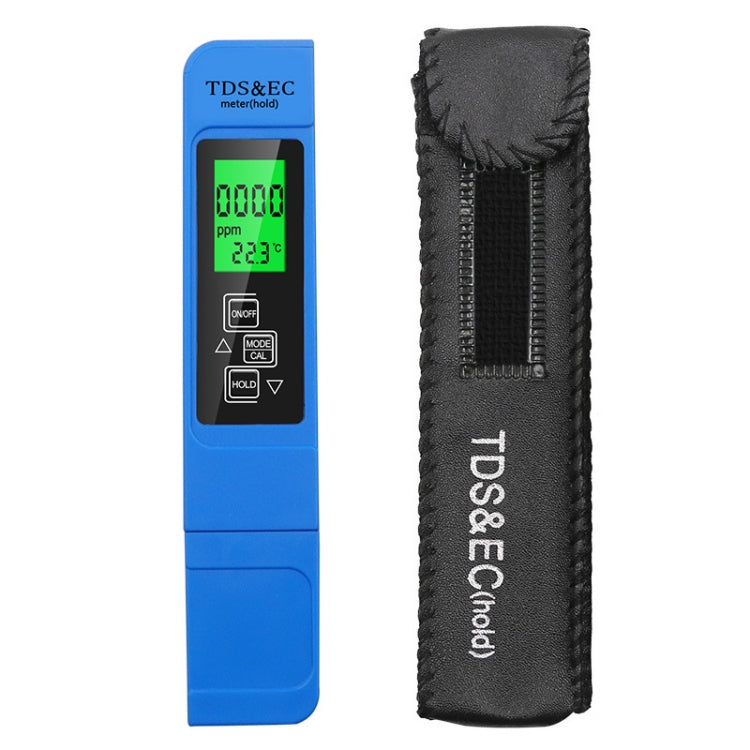 背光型 TDS & EC 水質測試筆，電導率測試筆，背光型（白色），背光型（藍色）