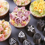 不鏽鋼裱花嘴套裝蛋糕DIY裱花嘴套裝烘焙工具，7件/套，8件/套，9件/套，10件/套，11件/套，12件/套，14件/套，128件/套