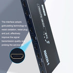 FJGEAR SM4K108 8 埠 HDMI 分配器 4K 高清音視頻分配器 EU 插頭，SM4K108