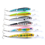 M0208 13.3cm/13.4g仿生多節米諾假餌塑膠餌，M0208 5、M0208 6、M0208 1、M0208 2、M0208 3、M0208 4