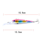 M0208 13.3cm/13.4g仿生多節米諾假餌塑膠餌，M0208 5、M0208 6、M0208 1、M0208 2、M0208 3、M0208 4