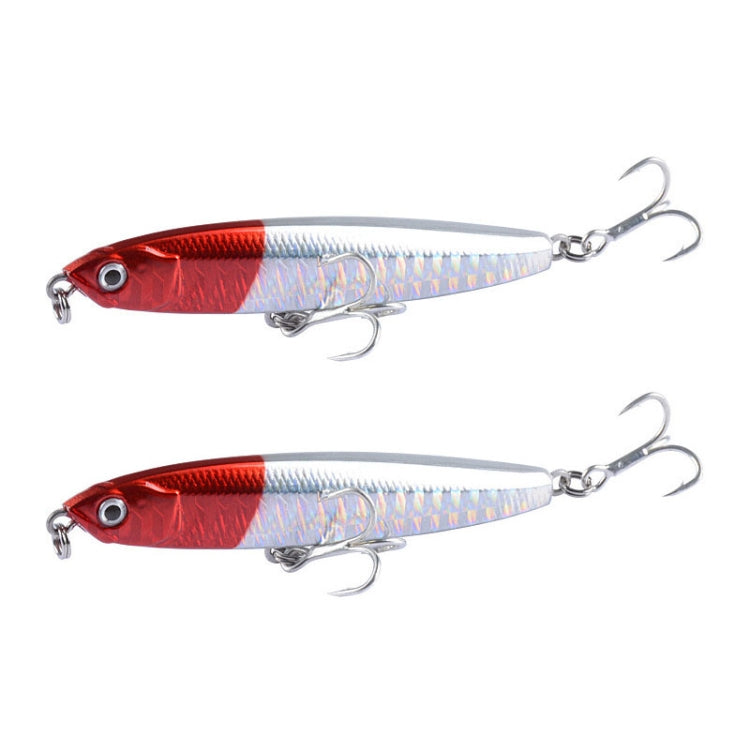 2個CH79硬餌長投沉筆假餌，規格：8cm 10g、8cm 14g、10.4cm 18g