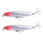 2個CH79硬餌長投沉筆假餌，規格：8cm 10g、8cm 14g、10.4cm 18g