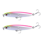 2個CH79硬餌長投沉筆假餌，規格：8cm 10g、8cm 14g、10.4cm 18g